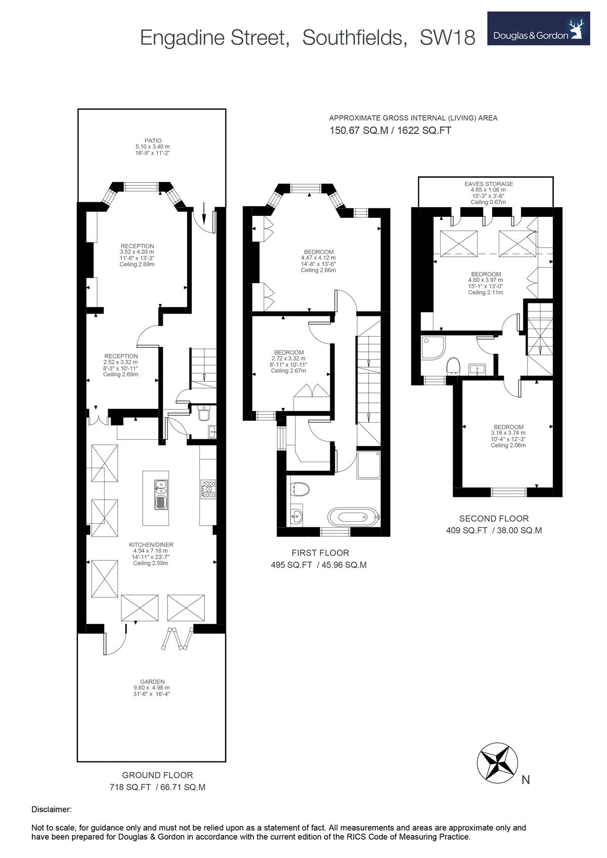 House To Rent in Engadine Street, SW18 Featuring a Garden (ref 46538