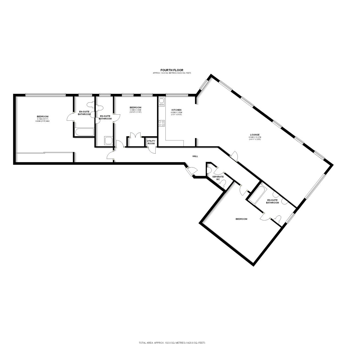 Flat To Rent in Whitelands House, Cheltenham Terrace, SW3 Featuring a