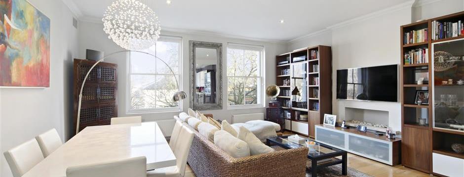 Flat For In Westbourne Park Road W2 Featuring A Balcony Ref Sitting Room